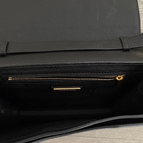 Tory Burch Black and Gold Crossbody Bag - Picture 8 of 8